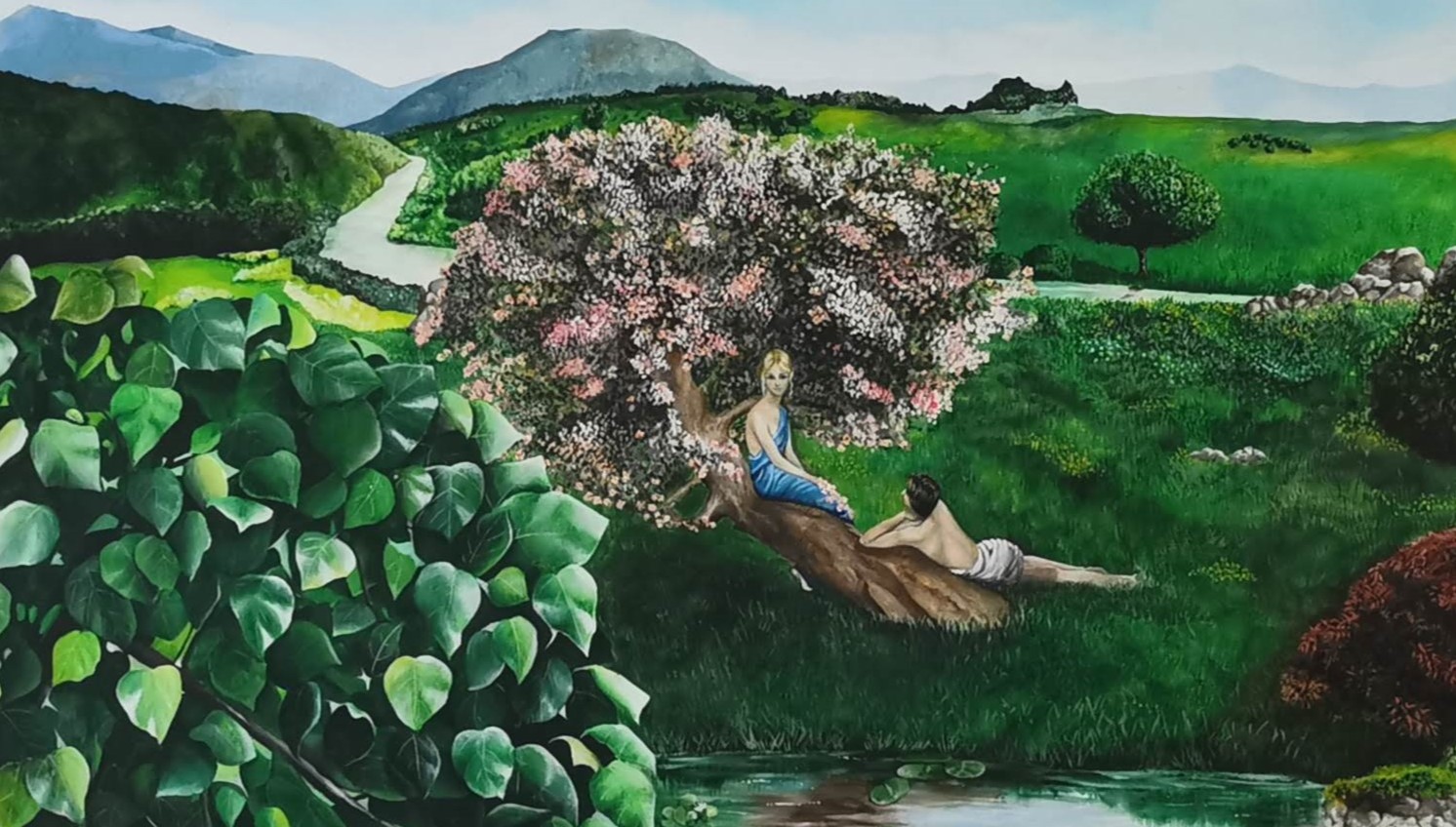 trompe l'oeil paesaggio Eden03